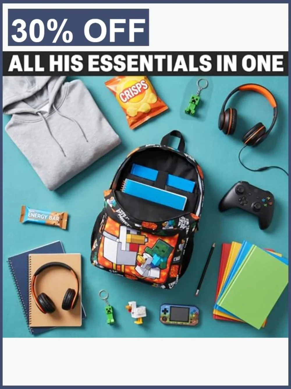 Minecraft Kids Backpack 18